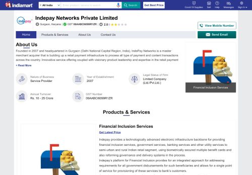 
                            9. Indepay Networks Private Limited - Service Provider of Financial ...