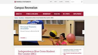 
                            9. Independence Blue Cross Student Rec Center (IBC) | Campus ...