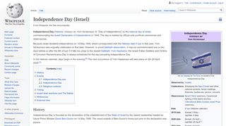 
                            12. Independence Day (Israel) - Wikipedia