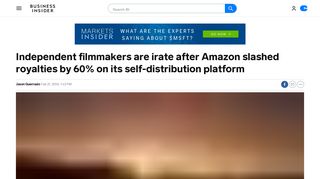 
                            7. Independent filmmaker backlash after Amazon Video Direct ...