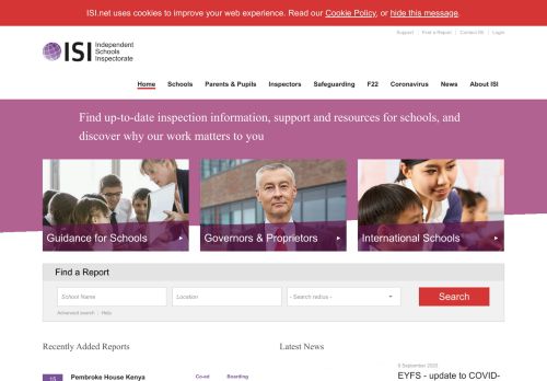 
                            7. Independent Schools Inspectorate: Home