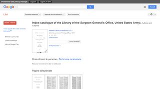 
                            12. Index-catalogue of the Library of the Surgeon-General's Office, ...