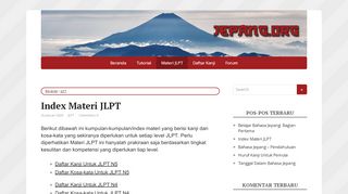 
                            11. Index Materi JLPT | Jepang.org - Belajar Bahasa Jepang