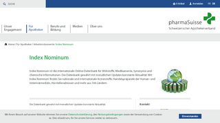 
                            8. Index Nominum - pharmaSuisse