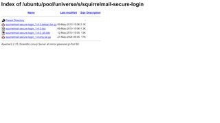 
                            12. Index of /ubuntu/pool/universe/s/squirrelmail-secure-login