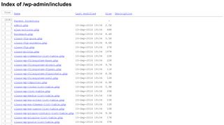
                            5. Index of /wp-admin/includes