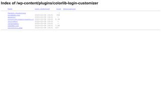 
                            10. Index of /wp-content/plugins/colorlib-login-customizer - BlogaCine