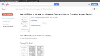 
                            13. Indexed digest of the New York Supreme Court and Court of Errors and ...