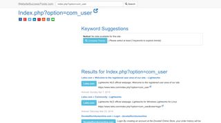 
                            7. Index.php?option=com_user&task=register Error Analysis (By Tools)