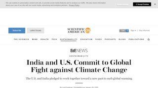 
                            12. India and U.S. Commit to Global Fight against Climate Change ...