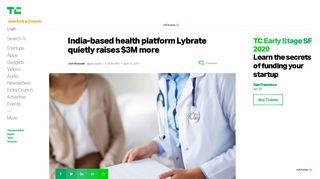 
                            13. India-based health platform Lybrate quietly raises $3M more ...