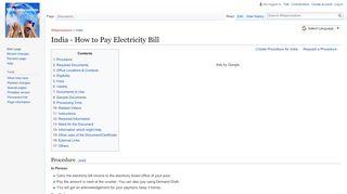 
                            7. India - How to Pay Electricity Bill - Wikiprocedure