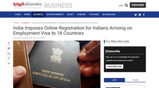 
                            5. India Imposes Online Registration for Indians Arriving on ...