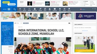 
                            8. India International School LLC, Schools Zone, Muweilah ...