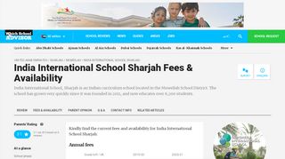 
                            5. India International School Sharjah Fees & Availability ...