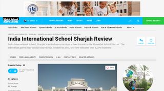 
                            4. India International School Sharjah Review - WhichSchoolAdvisor