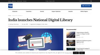 
                            11. India launches National Digital Library | OpenGov Asia