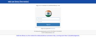 
                            1. India Law Library free Website for IndiaLawLibrary Customers