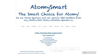 
                            6. India Membership Application - AtomySmart