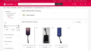 
                            11. INDIA TRACKS GPS Tracking - Snapdeal