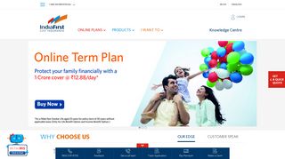 
                            3. IndiaFirst Life Insurance | Buy Life Insurance Plans Online