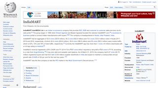 
                            13. IndiaMART - Wikipedia