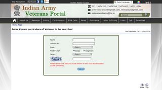 
                            10. Indian Army Veterans Portal