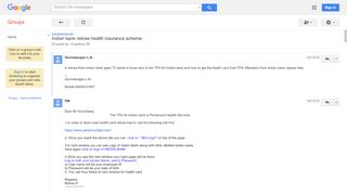 
                            5. Indian bank retiree health insurance scheme - Google Groups