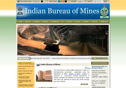 
                            1. Indian Bureau of Mines