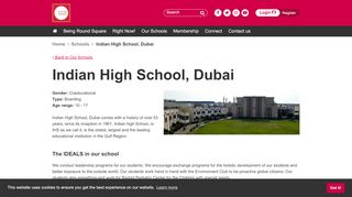 
                            13. Indian High School, Dubai | Round Square