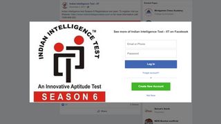 
                            8. Indian Intelligence Test - IIT - Facebook