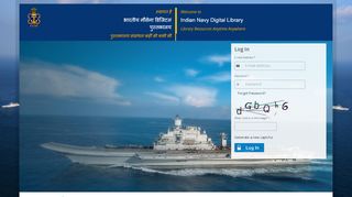 
                            9. Indian Navy Digital Library: User Login