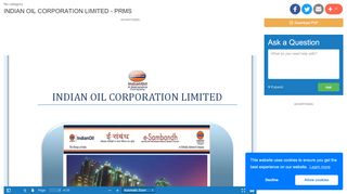 
                            2. INDIAN OIL CORPORATION LIMITED - PRMS | manualzz.com