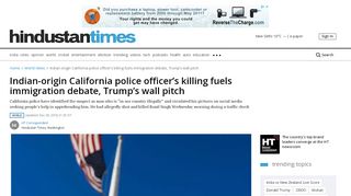 
                            9. Indian-origin California police officer's killing fuels immigration debate ...