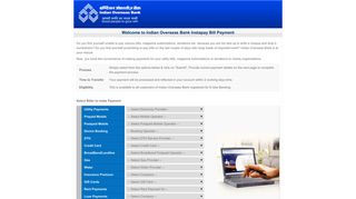 
                            9. Indian Overseas Bank - BillDesk