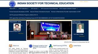 
                            1. INDIAN SOCIETY FOR TECHNICAL EDUCATION