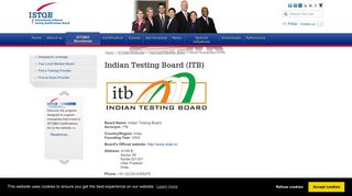 
                            2. Indian Testing Board (ITB) - ISTQB® International Software Testing ...