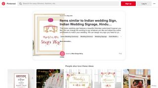 
                            6. Indian wedding Sign, Indian Wedding Signage, Hindu Wedding ...
