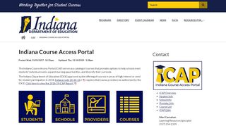 
                            12. Indiana Course Access Portal | IDOE