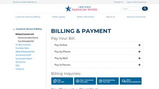 
                            2. Indiana > Customer Service & Billing > Billing ... - American Water