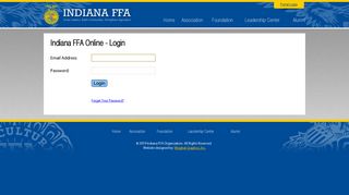 
                            11. Indiana FFA Online - Login