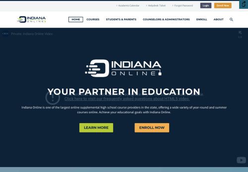 
                            12. Indiana Online Academy - High School Classes Online - Your time ...