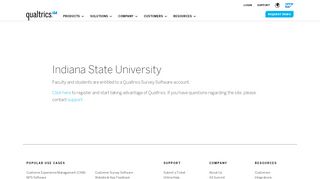 
                            7. Indiana State University | Qualtrics