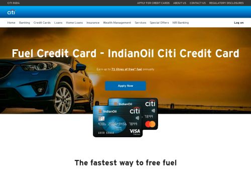 
                            2. IndianOil Citi Titanium Credit Card | Fuel Credit Card | Citi India