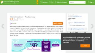 
                            9. Indianonlinejob.com — Fraud company