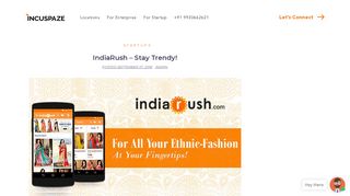 
                            9. Indiarush: A Big Brand in Unfolding Ethnic Fashion E-Commerce