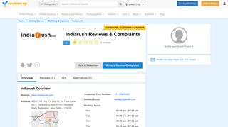 
                            12. Indiarush Reviews, Complaints & Customer Ratings (2019)