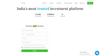
                            2. India's Best Online Investment Platform