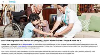 
                            2. India's leading consumer healthcare company, Portea Medical Goes ...