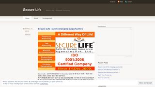 
                            3. INDIA's No.1 Network Company: Secure Life